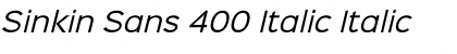 Download Sinkin Sans 400 Italic Font Download Sinkin Sans 400 Italic Font