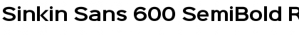 Download Sinkin Sans 600 SemiBold Font Download Sinkin Sans 600 SemiBold Font