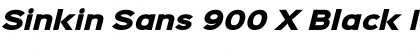 Download Sinkin Sans 900 X Black Italic Font Download Sinkin Sans 900 X Black Italic Font