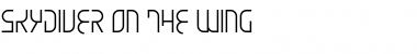 Download Skydiver On The Wing Font Download Skydiver On The Wing Font
