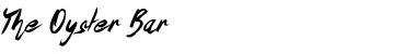 Download The Oyster Bar Font Download The Oyster Bar Font