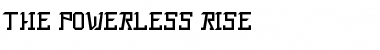 Download The Powerless Rise Font Download The Powerless Rise Font