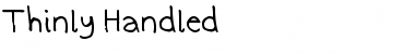 Download Thinly Handled Font Download Thinly Handled Font