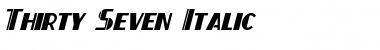 Download Thirty-Seven Font Download Thirty-Seven Font