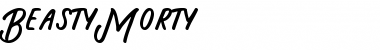 Download Beasty Morty Font Download Beasty Morty Font