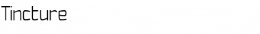 Download Tincture Font Download Tincture Font