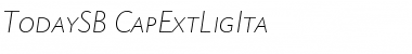 Download TodaySB-CapExtLigIta Font Download TodaySB-CapExtLigIta Font