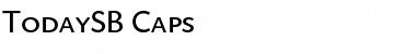 Download TodaySB-Caps Font Download TodaySB-Caps Font