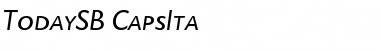 Download TodaySB-CapsIta Font Download TodaySB-CapsIta Font