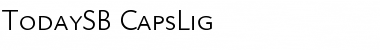 Download TodaySB-CapsLig Font Download TodaySB-CapsLig Font