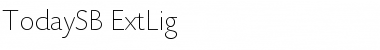 Download TodaySB-ExtLig Font Download TodaySB-ExtLig Font