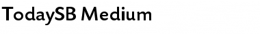 Download TodaySB-Medium Font Download TodaySB-Medium Font