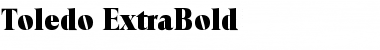 Download Toledo-ExtraBold Font