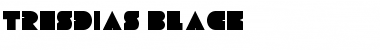 Download Tresdias Black Font Download Tresdias Black Font