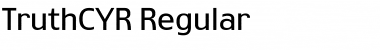 TruthCYR Regular Font