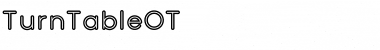 Turn Table OT Regular Font