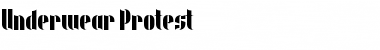 Download Underwear Protest Font Download Underwear Protest Font