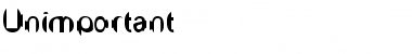 Download Unimportant Font Download Unimportant Font