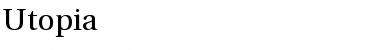 Download Utopia Font Download Utopia Font