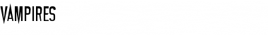 Download Vampires Font Download Vampires Font