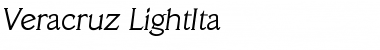 Download Veracruz-LightIta Font Download Veracruz-LightIta Font