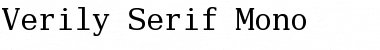 Download Verily Serif Mono Font Download Verily Serif Mono Font