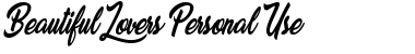 Download Beautiful Lovers Personal Use Font Download Beautiful Lovers Personal Use Font