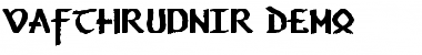 Download Vafthrudnir Demo Font Download Vafthrudnir Demo Font