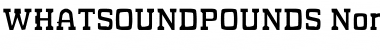 Download WHAT SOUND POUNDS? Font Download WHAT SOUND POUNDS? Font