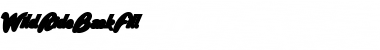 Download WildRideBackFill Font Download WildRideBackFill Font