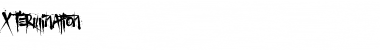 Download X Termination Font Download X Termination Font