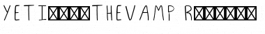 Download YETI + THE VAMP Font Download YETI + THE VAMP Font