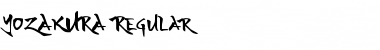 Download YOZAKURA Font Download YOZAKURA Font
