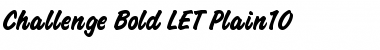 Download Challenge Bold LET Font Download Challenge Bold LET Font