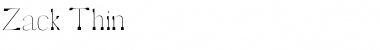 Download Zack Thin Font Download Zack Thin Font