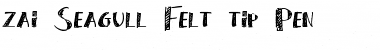 Download zai Seagull Felt-tip Pen Font Download zai Seagull Felt-tip Pen Font