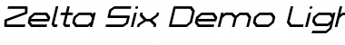 Download Zelta-Six Demo Light Font Download Zelta-Six Demo Light Font