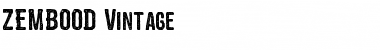 Download ZEMBOOD Vintage Font Download ZEMBOOD Vintage Font