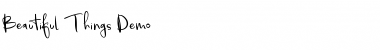 Download Beautiful Things Font Download Beautiful Things Font