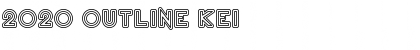 Download 2020 Outline Kei Font Download 2020 Outline Kei Font