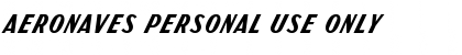 Download Aeronaves PERSONAL USE ONLY Font Download Aeronaves PERSONAL USE ONLY Font