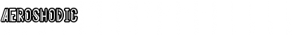Download Aeroshodic Font Download Aeroshodic Font