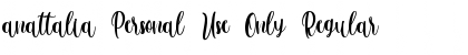 Download anattalia Personal Use Only Font Download anattalia Personal Use Only Font