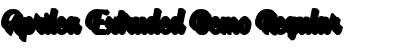 Download Aprilea Extruded Demo Font Download Aprilea Extruded Demo Font