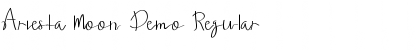 Download Ariesta Moon Demo Font Download Ariesta Moon Demo Font
