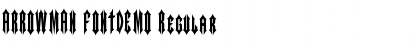 Download ARROWMAN FONTDEMO Font Download ARROWMAN FONTDEMO Font