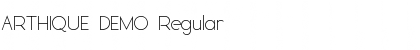 Download ARTHIQUE DEMO Font Download ARTHIQUE DEMO Font
