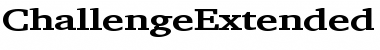 Download ChallengeExtended Font Download ChallengeExtended Font