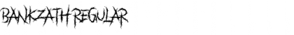 Download BANKZATH Font Download BANKZATH Font