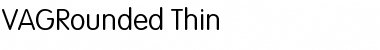 Download VAGRounded-Thin Font Download VAGRounded-Thin Font